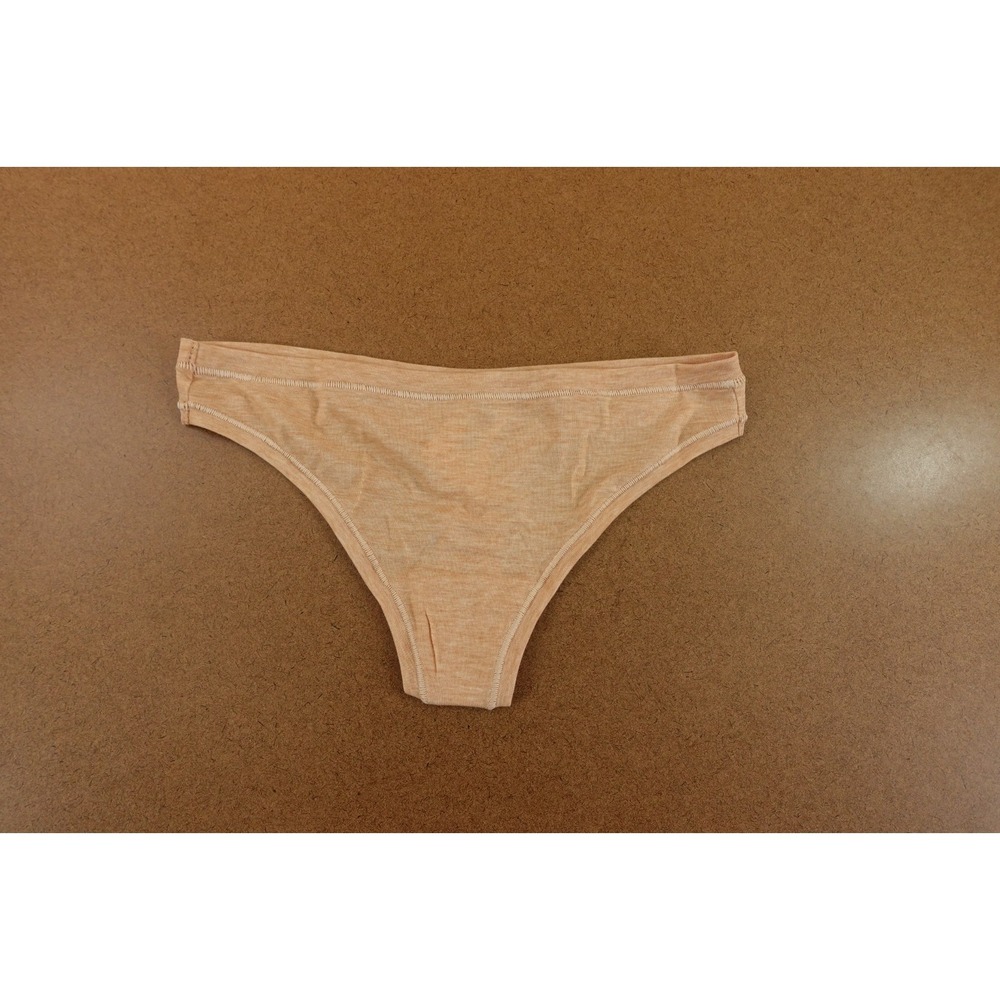 Gap Body Womens Size Small Beige Heather Breathe Thong Panty NWT